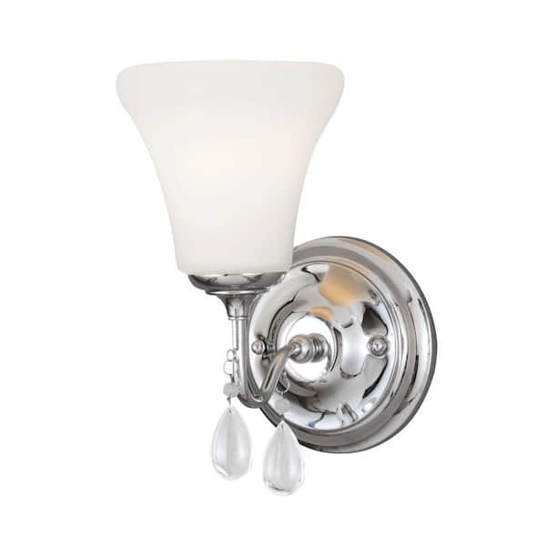 Generation Lighting West Town 1-Light Chrome Wall Sconce