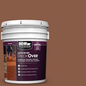 5 gal. #SC-142 Cappuccino Smooth Solid Color Exterior Wood and Concrete Coating