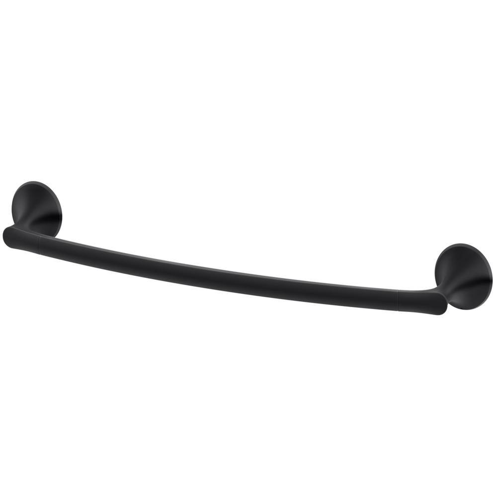 Pfister Rhen 18 in. Towel Bar in Matte Black BTB-RH1B - The Home Depot