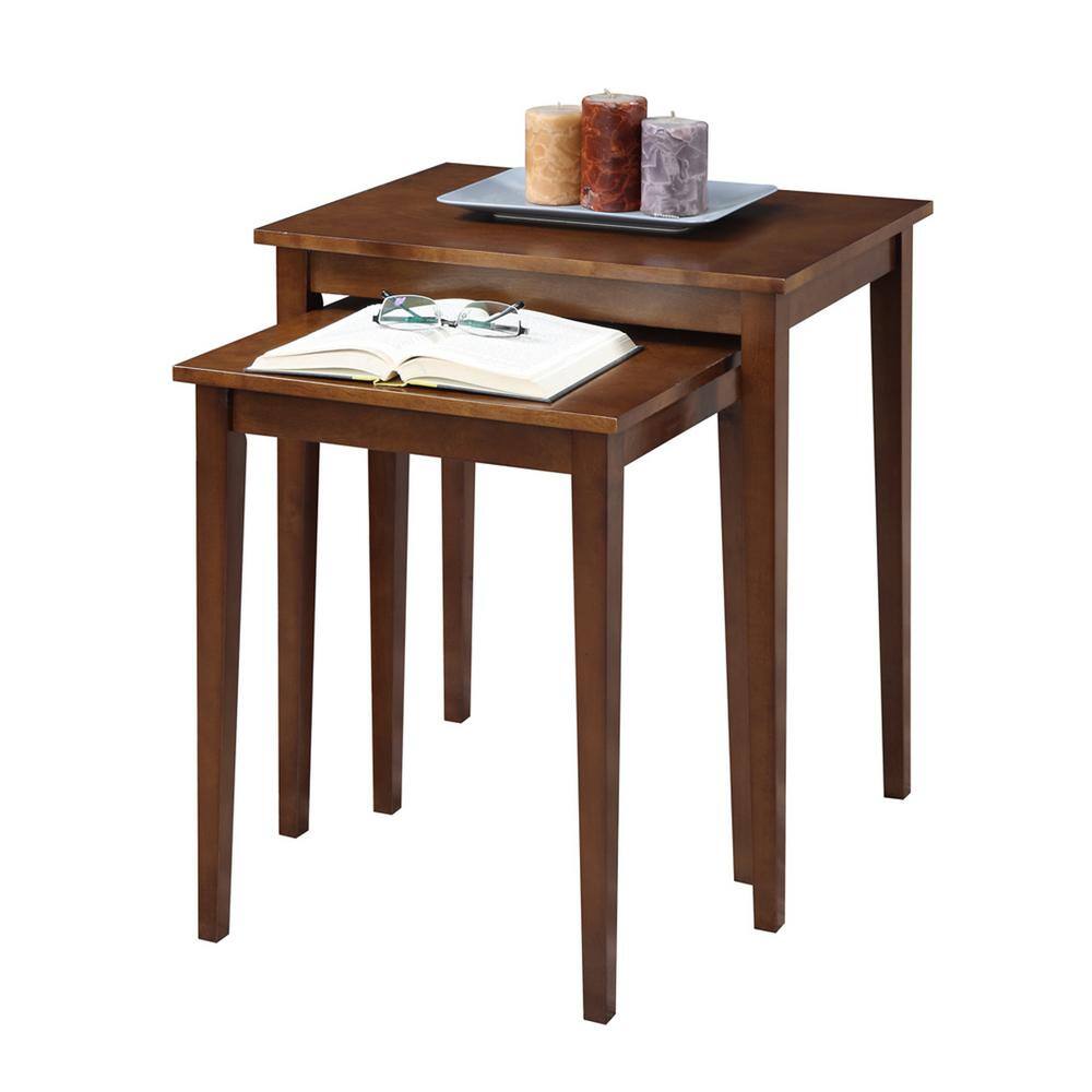 American Heritage Nesting Espresso End Tables (2-Piece) - thumbnail 2
