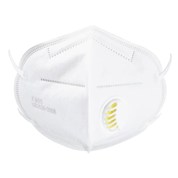 SUPPLYAID KN95 Face Mask with Exhalation Valve for
