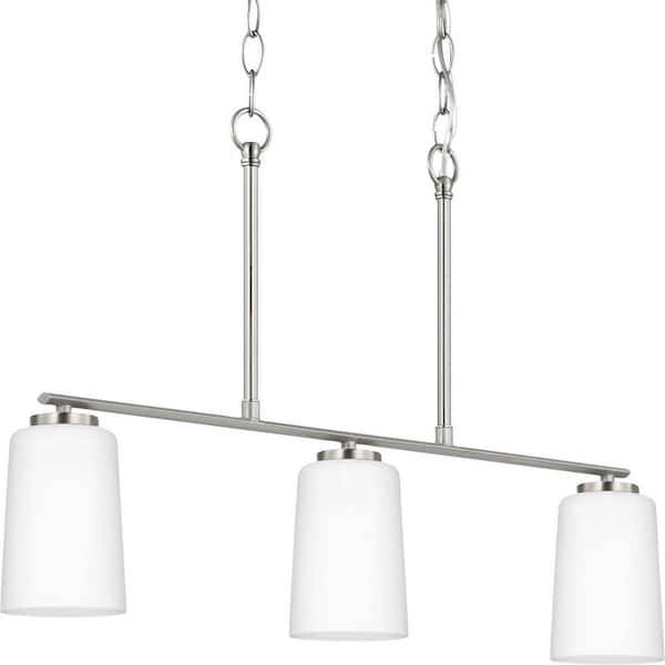 Progress Lighting Adley 3-Light Satin Transitional Chandelier