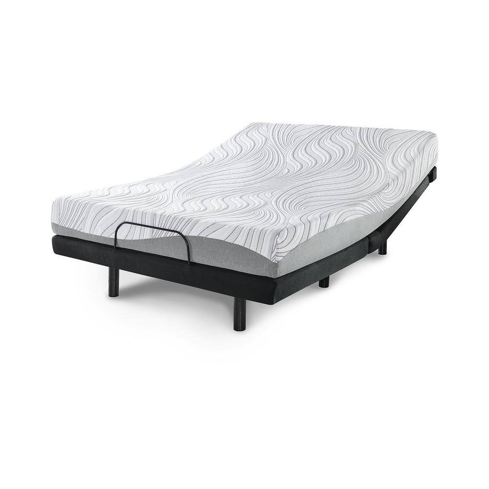 8-Inch White Memory Foam Queen Mattress