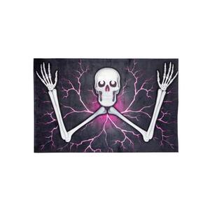 Skeleton 42 in. x 26 in. Peeper Layering Door Mat