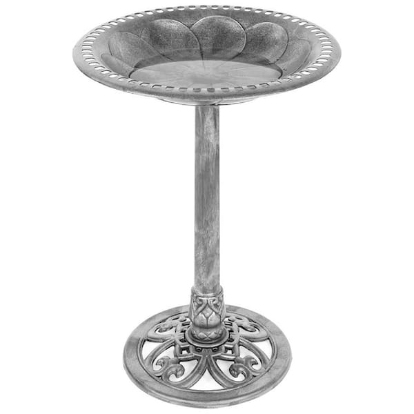 Best Choice Products Pedestal Gray Birdbath