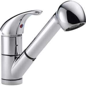 Choice Single-Handle Pull-Out Sprayer Kitchen Faucet in Chrome