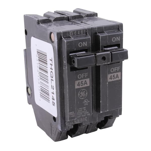 GE 45 Amp 2 in. Double-Pole Circuit Breaker