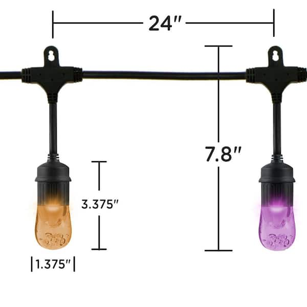 Honeywell 36' LED Color Changing String Light Set With Remote