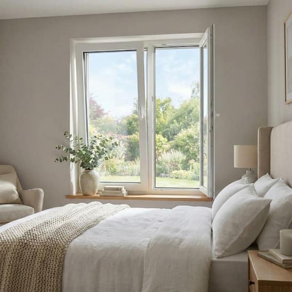 Avora Doors and Windows 72 in. x 48 in. Elite Euro White Exterior