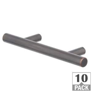 Carbon Steel 3 in. (76 mm) Oil Rubbed Bronze Classic Cabinet Pull (10-Pack)