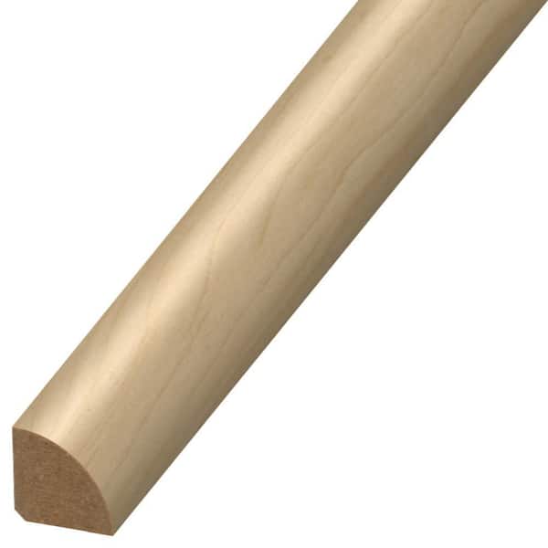 Liz Marie's Modern Maven Luau Blonde 0.75 in. T x 0.75 in. W x 94 in. L Quarter Round Molding