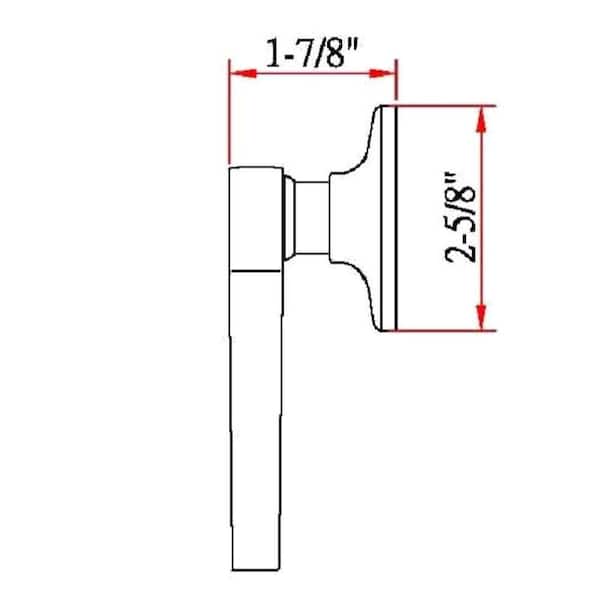 Scroll Satin Nickel Dummy Door Lever