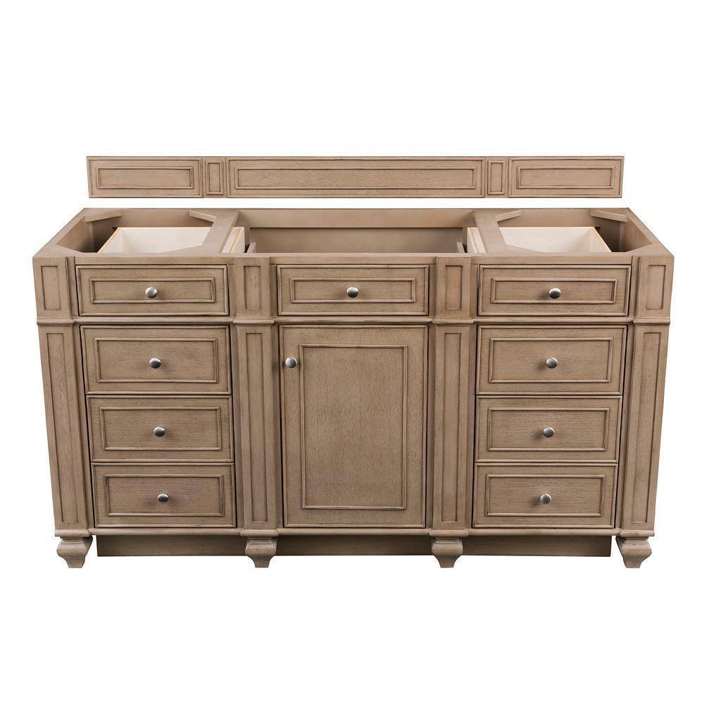 Bristol 60" Dark Wood Single Bathroom Vanity