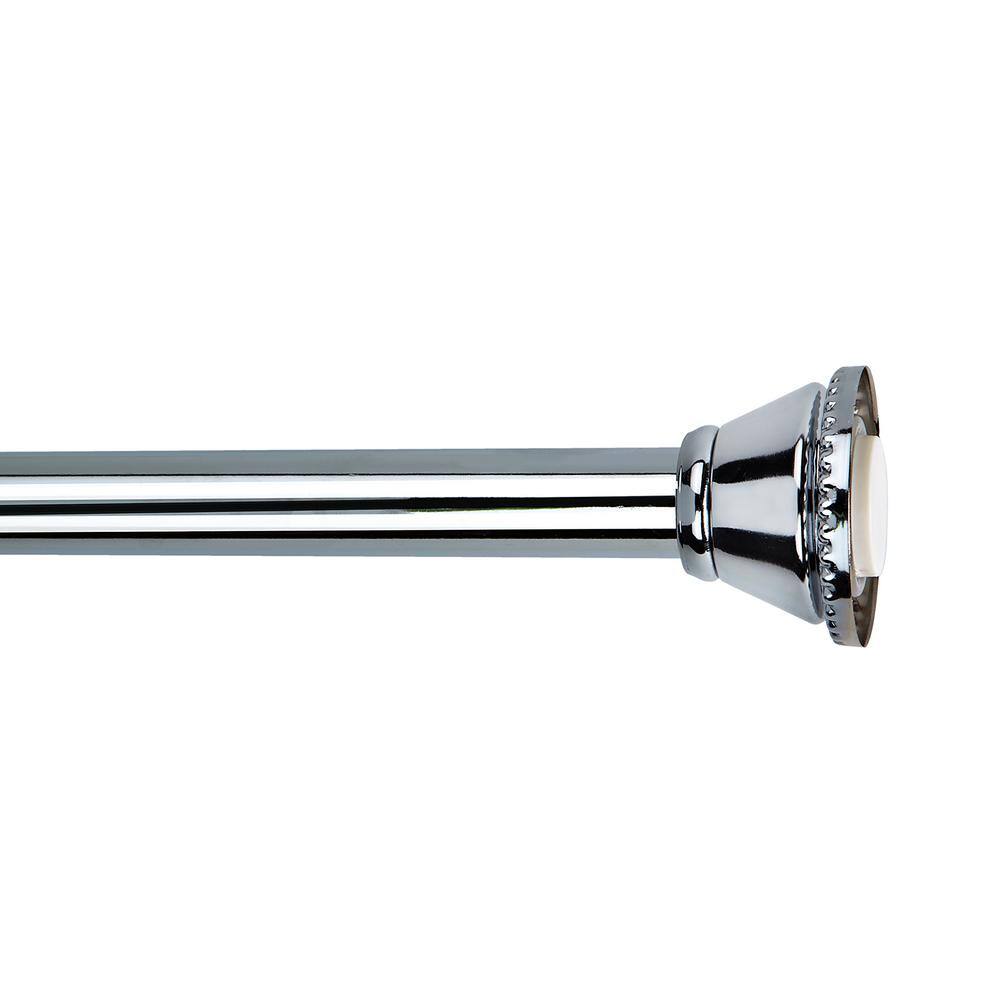 HomeCentre® 140-250cm Chrome Telescopic Extendable Shower Rail 28mm Tension Pole