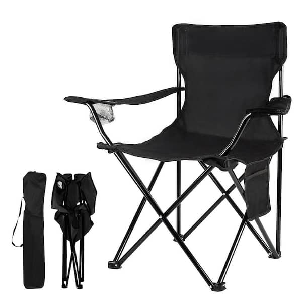 Lightweight Portable Folding Camping Chair with Durable Frame for Camping, Tailgating, Firepits and Patio (1-Pack)