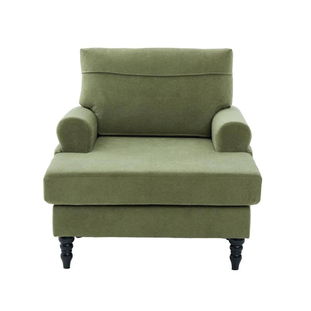 49.4 in. Olive Green Chenille Single Sofa Bed with Chaise Lounge, Recliner, and Storage Pockets price history on PriceWatchPro