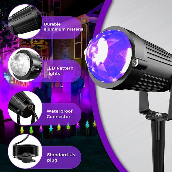 BeamBox 800 Lumen Black Integrated LED Floodlight, IP65 Waterproof