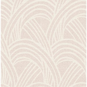 Farrah Blush Geometric Wallpaper Sample