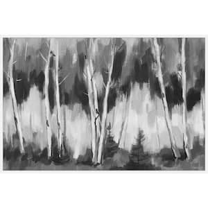 "Shady Woods" by Marmont Hill Floater Framed Canvas Nature Art Print 20 in. x 30 in. .