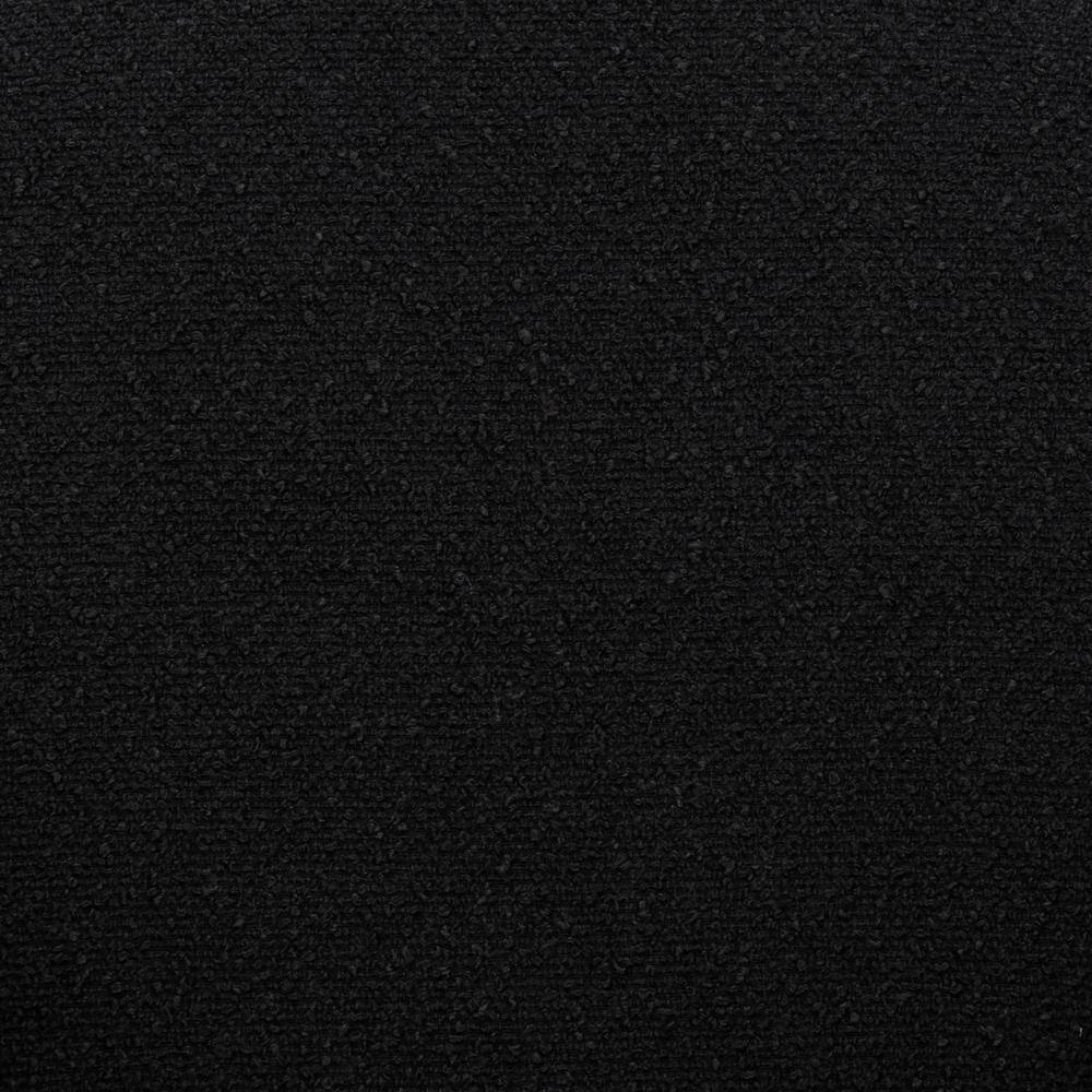 Essen Black Teddy Fabric and Bronze Counter Stool