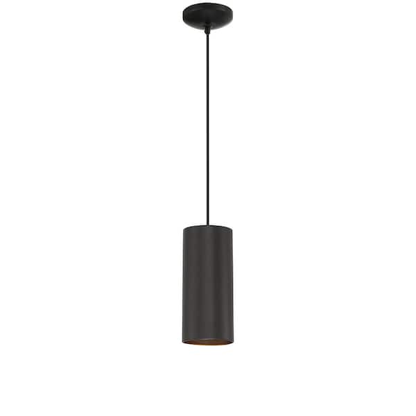 Access Lighting Pilson XL 1-Light Matte Black Standard Pendant Light