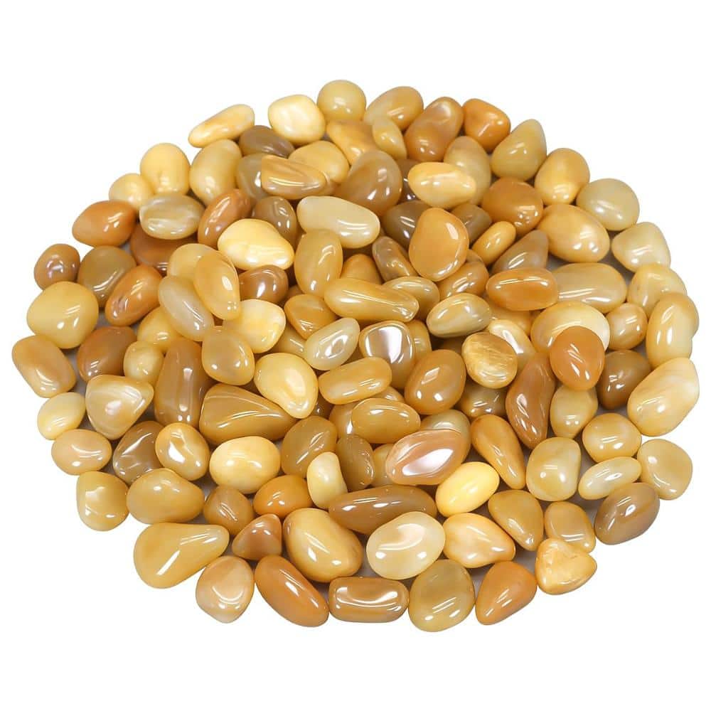 5 lb River Rocks Decorative Polished Pebbles Yellow 1-Pack price history on PriceWatchPro