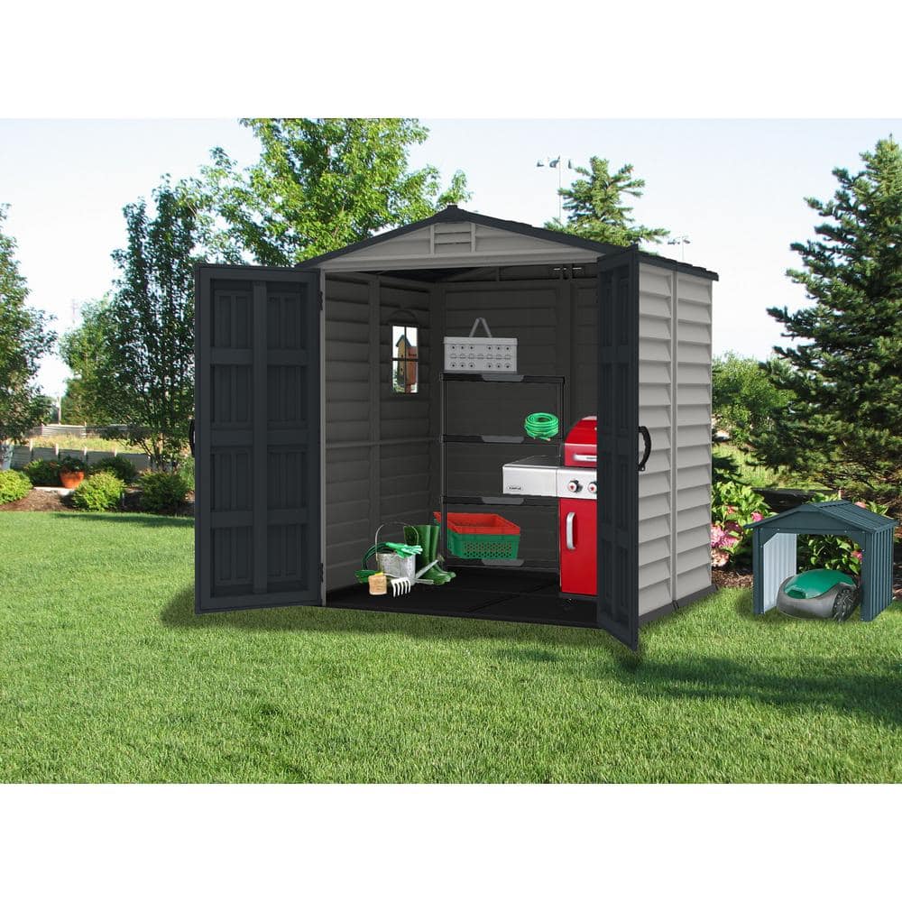 Store Mate Plus 6 ft. x 6 ft. Vinyl Shed with Floor