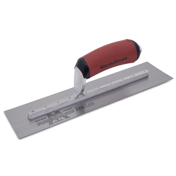 MARSHALLTOWN 12 in. x 3 in. Curved Durasoft Handle Finishing Trowel
