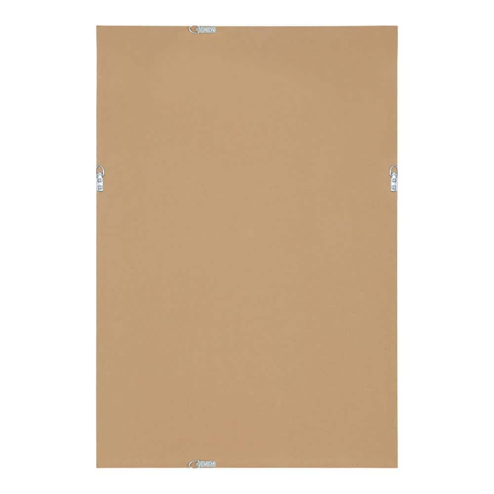 Gotley 20x30 Bronze Rectangular Wall Mirror with Scooped Frame