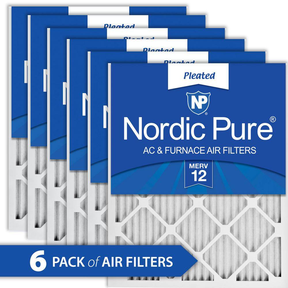 UPC 816387010101 product image for Nordic Pure 10 x 24 x 1 Allergen Pleated MERV 12 - FPR 9 Air Filters (6-Pack) | upcitemdb.com