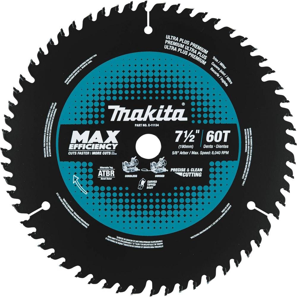 7-1/2 in. 60T Carbide-Tipped Maximum Efficiency Miter Saw Blade price history on PriceWatchPro