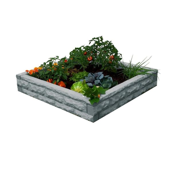 Good Ideas Light Granite Raised Garden Bed