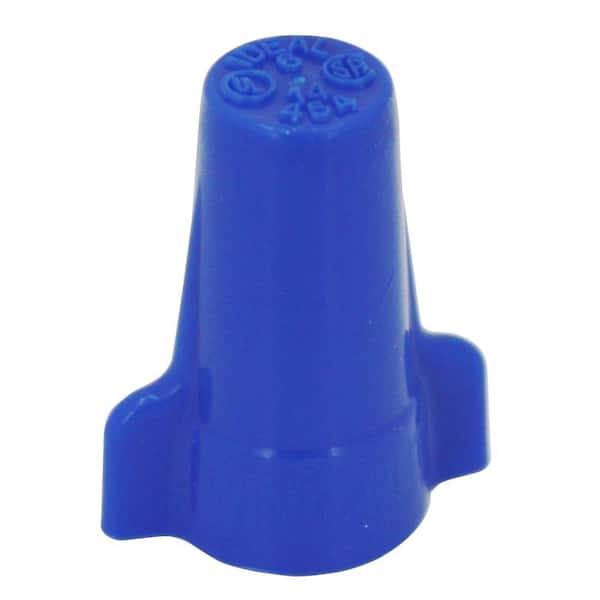 IDEAL 454 Blue Wing-Nut Wire Connectors (Standard Package, 2 Packs of 25)