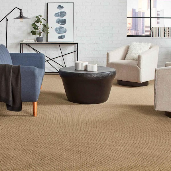 Lilypad  - Wild Honey - Beige 30.7 oz. Triexta Pattern Installed Carpet