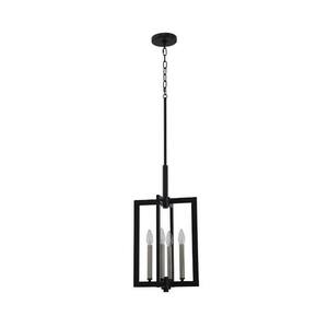 Galice 12 in. Matte Black/Brushed Nickel Pendant