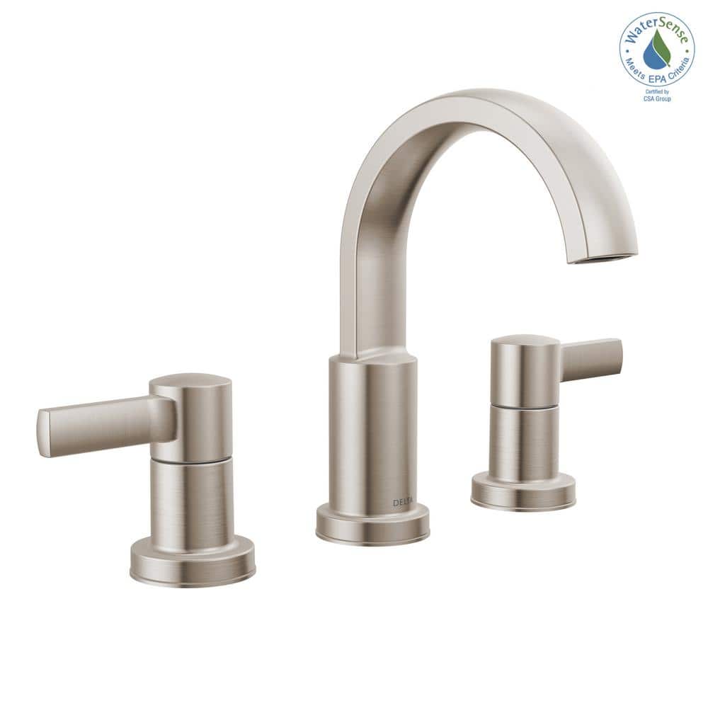 Albion Brushed Nickel 2-Handle Widespread Bathroom Faucet