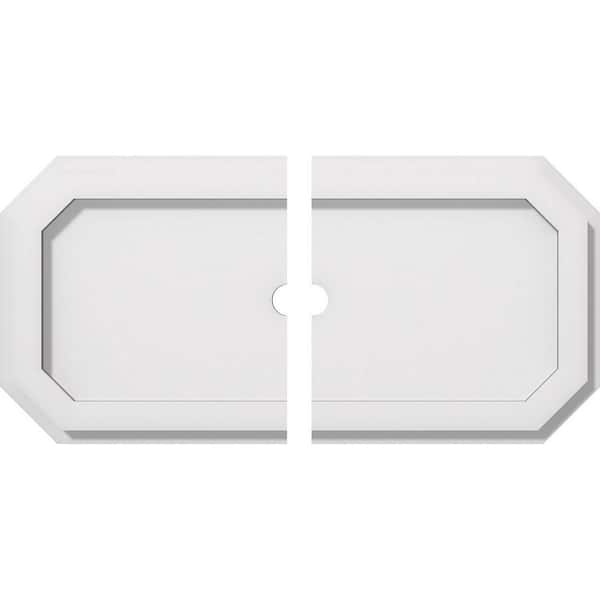 1 in. x 18 in. x 9 in PVC Medallion Moulding