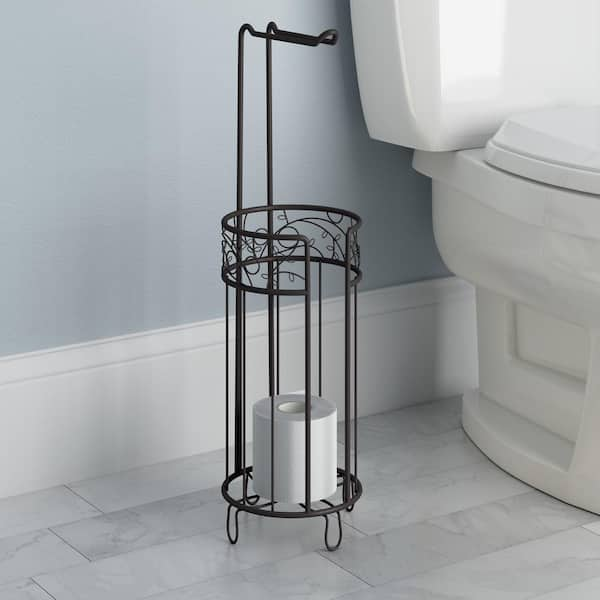 Twigz Freestanding Toilet Paper Holder Plus in Bronze