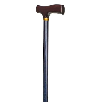 Duro-Med Aluminum Adjustable Foot Cane with Derby-Top Handle
