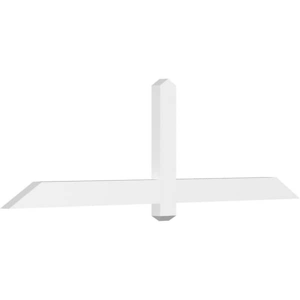 Ekena Millwork Eugene 72 in. W x 21 in. H x 2 in. D Signature Polyurethane Bracket