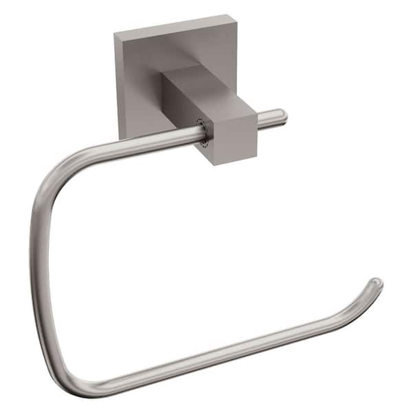 Rubicon Wall Mounted Hand Towel Holder in Brushed Nickel