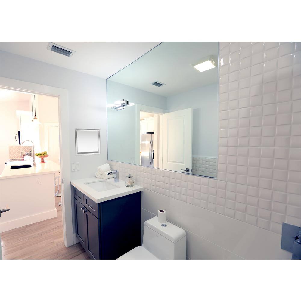 12 x 12 Brushed Stainless Steel Wall Mount Shower Niche