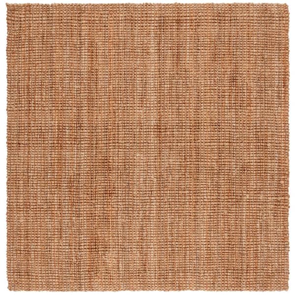 SAFAVIEH Natural Fiber Beige 6 ft. x 6 ft. Solid Woven Square Area Rug