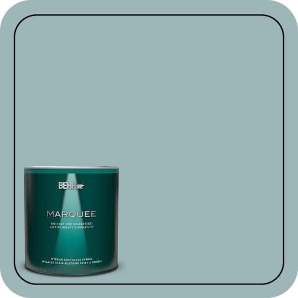 BEHR MARQUEE 1 qt. #PPU13-12 Harmonious One-Coat Hide Semi-Gloss Enamel Interior Paint & Primer
