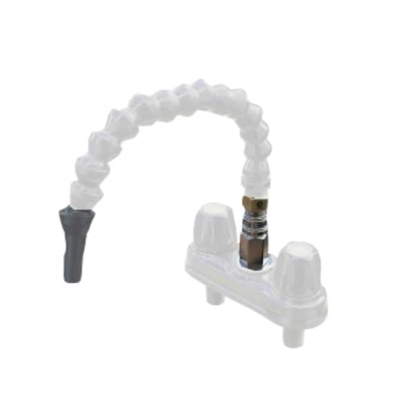 4 in. Two-Handle Faucet with Flex Spout