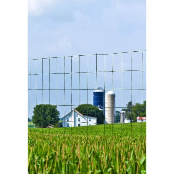 YARDGARD 2 in. x 4 in. Mesh x 4 ft. x 50 ft. 14-Gauge Zinc-Coated PVC Coated Welded Wire Fence
