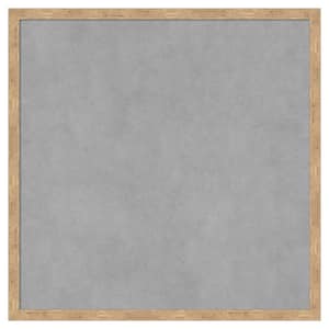 Imprint Light Bronze 21 in. x 21 in. Framed Magnetic Board