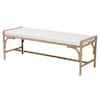 bali & pari Nasim Natural Seagrass Accent Dining Bench 53.9 in. 240-13450-HD