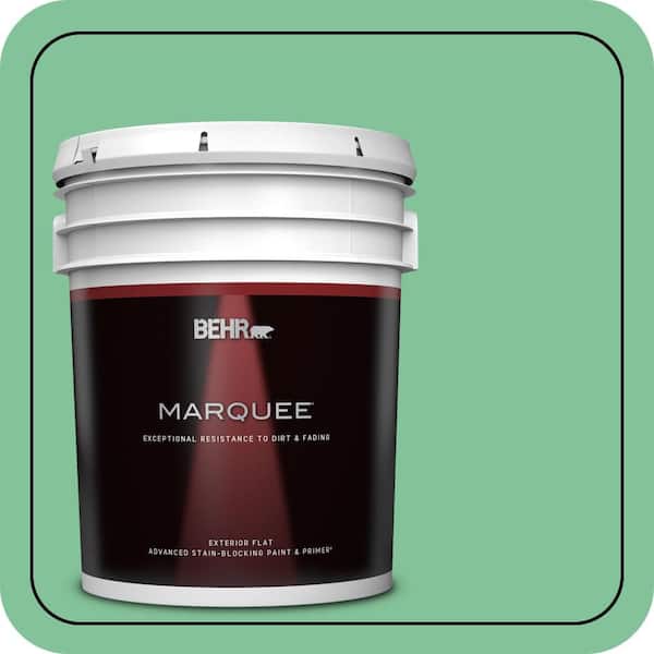 BEHR MARQUEE 5 gal. #P410-4 Willow Hedge Flat Exterior Paint & Primer