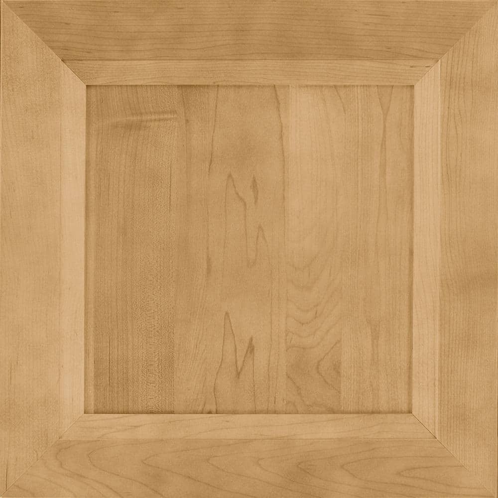 American Woodmark Reading 14 9/16 x 14 1/2 in. Cabinet Door Sample in Slate, Grey 97343